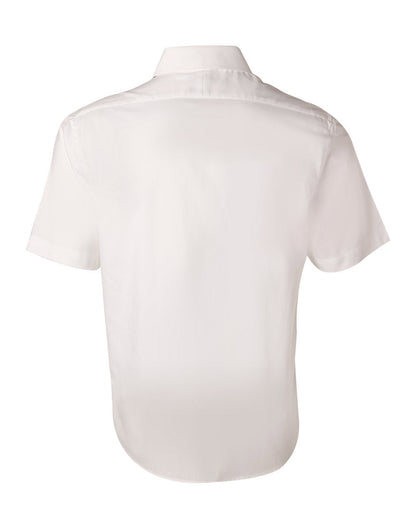 Mens Fine Twill Short Sleeve Shirt - M7030S