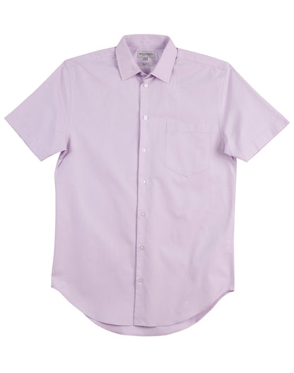 Mens CVC Oxford Short Sleeve Shirt - M7040S