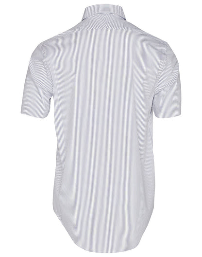 Mens Ticking Stripe Short Sleeve Shirt - M7200S
