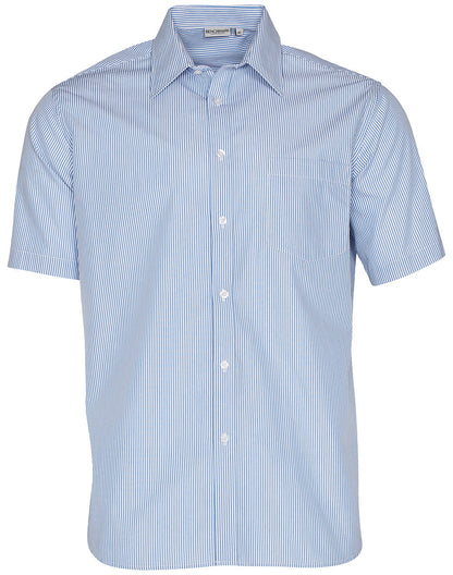 Mens Balance Stripe Short Sleeve Shirt - M7231
