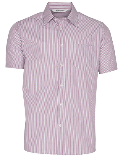 Mens Balance Stripe Short Sleeve Shirt - M7231