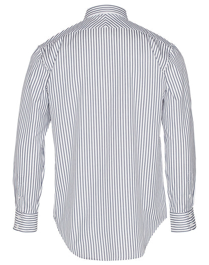 Mens Sateen Stripe Long Sleeve Shirt - M7310L