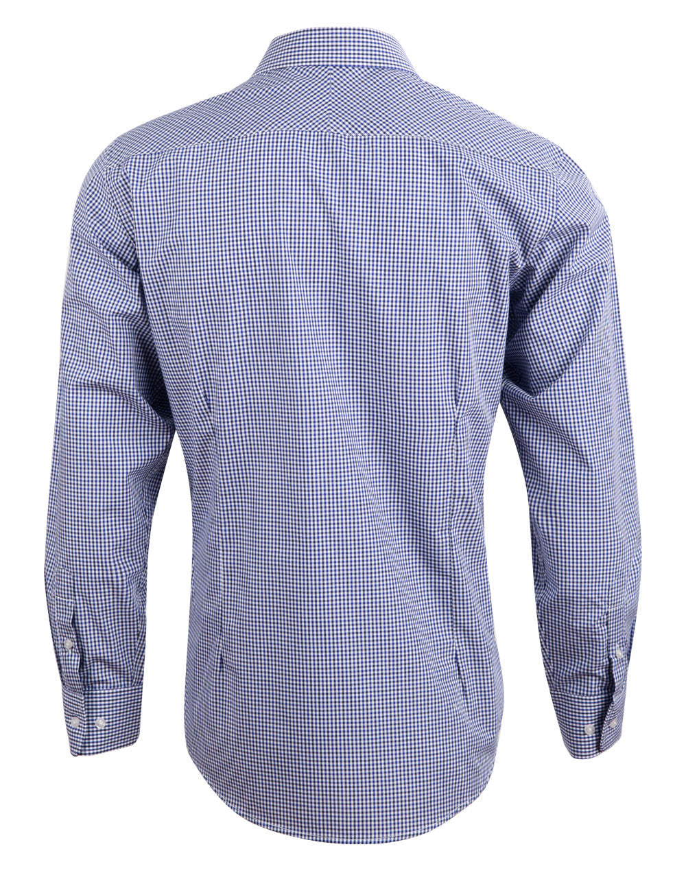 Mens Two Tone Gingham Long Sleeve Shirt - M7320L