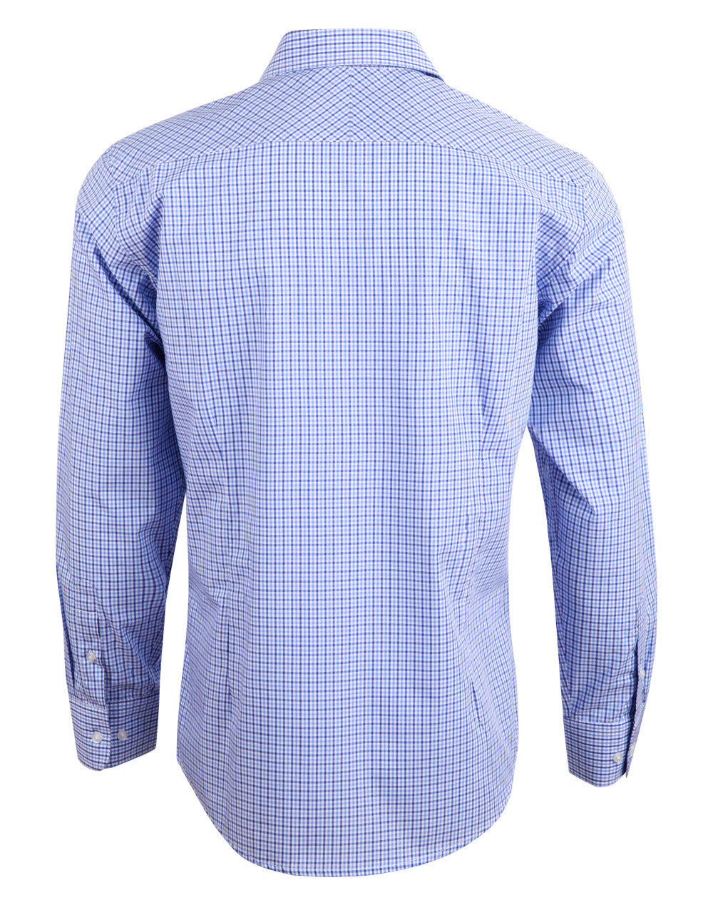 Mens Two Tone Gingham Long Sleeve Shirt - M7320L
