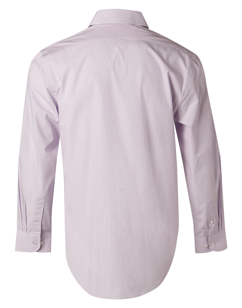 Mens Mini Check Long Sleeve Shirt - M7360L