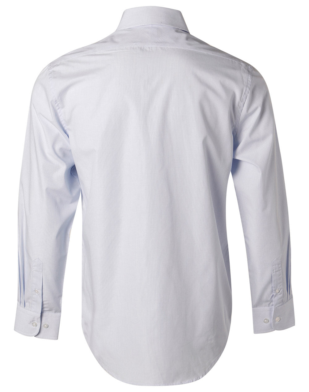 Mens Mini Check Long Sleeve Shirt - M7360L