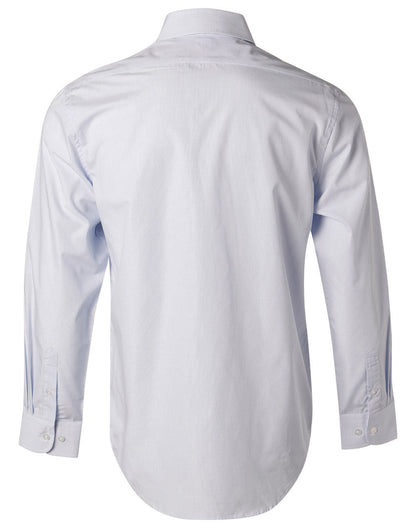 Mens Mini Check Long Sleeve Shirt - M7360L