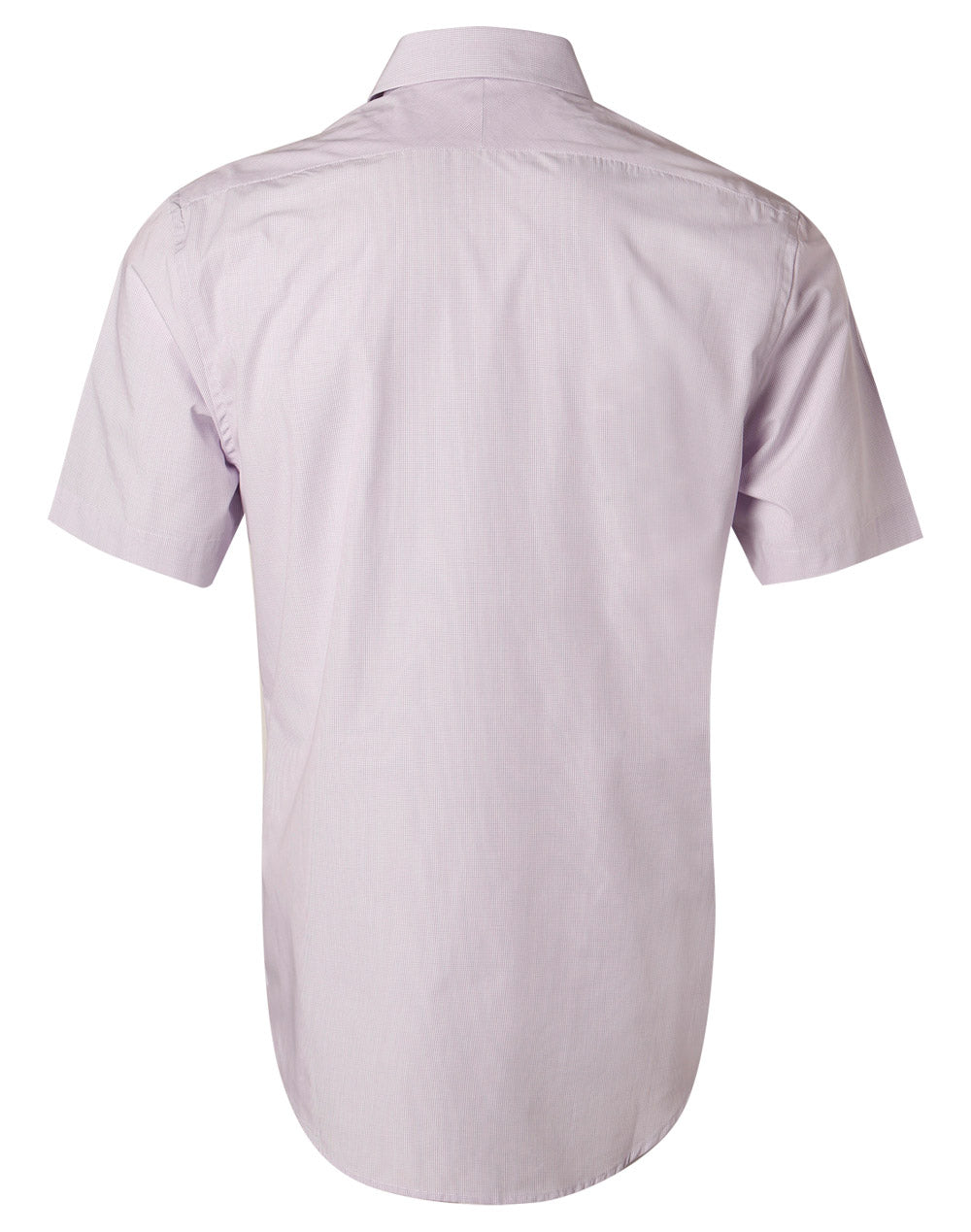 Mens Mini Check Short Sleeve Shirt - M7360S