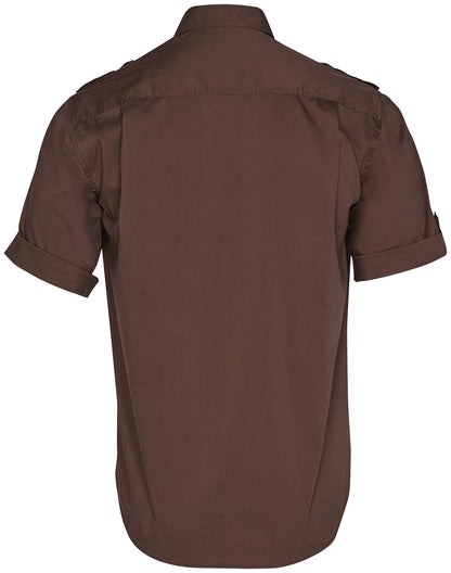 Mens Short Sleeve Military Shirt - M7911