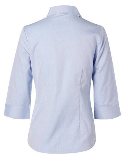 Ladies CVC Oxford 3/4 Sleeve Shirt - M8040Q