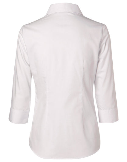 Ladies CVC Oxford 3/4 Sleeve Shirt - M8040Q