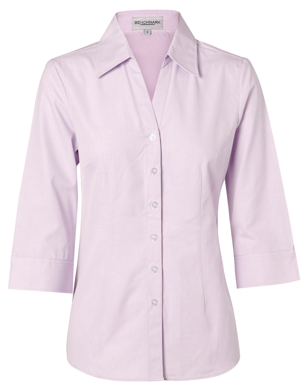 Ladies CVC Oxford 3/4 Sleeve Shirt - M8040Q