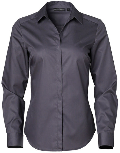 Ladies Taped Seam Barkley Long Sleeve Shirt - M8110L