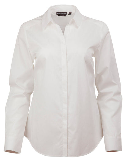 Ladies Taped Seam Barkley Long Sleeve Shirt - M8110L