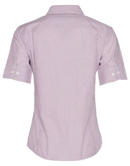 Ladies Balance Stripe Short Sleeve Shirt - M8234