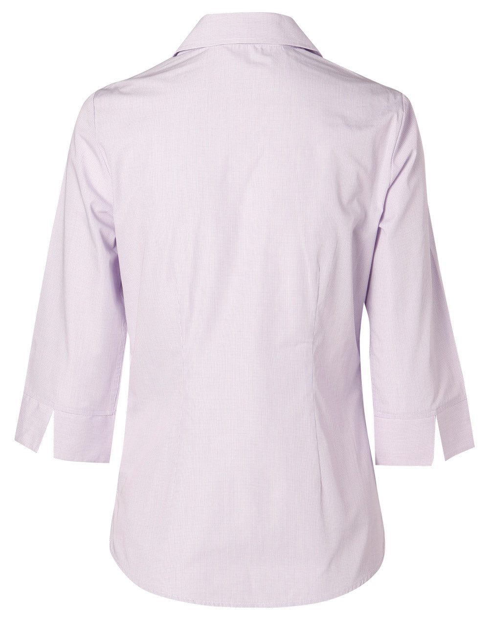 Ladies Mini Check 3/4 Sleeve Shirt - M8360Q