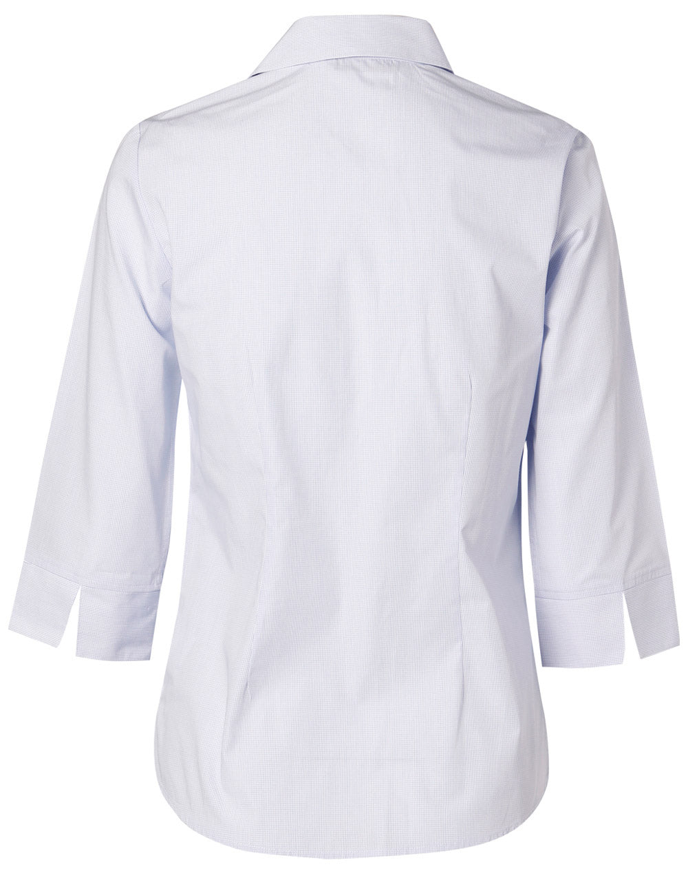Ladies Mini Check 3/4 Sleeve Shirt - M8360Q
