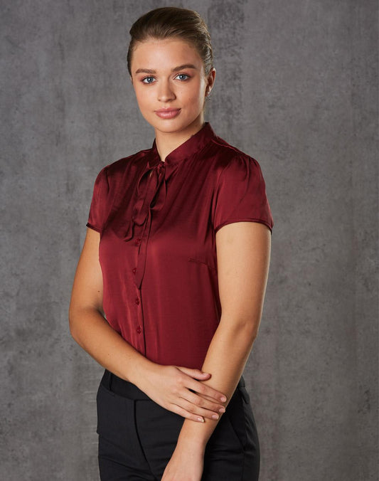 Ladies Tie Neck Blouse - M8810