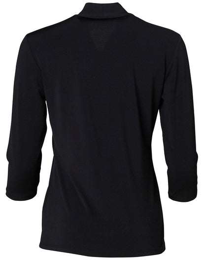 Ladies Isabel Stretch 3/4 Sleeve Knit Top - M8830