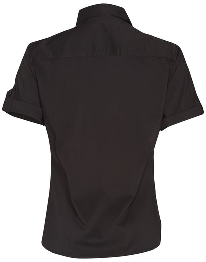 Ladies Short Sleeve Military Shirt - M8911