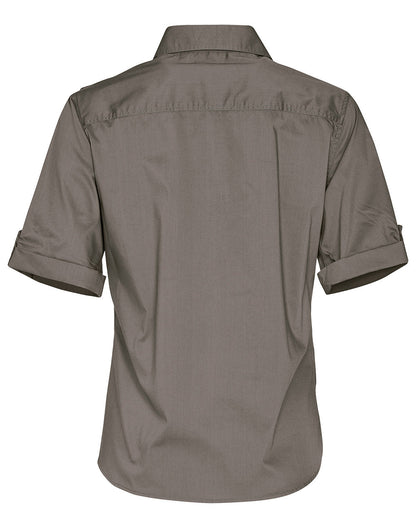 Ladies Short Sleeve Military Shirt - M8911