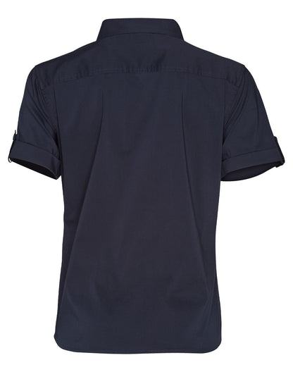 Ladies Short Sleeve Military Shirt - M8911