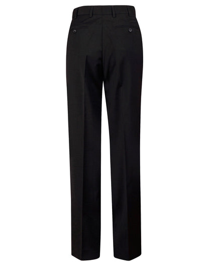 Mens Wool Blend Stretch Flexi Waist Pants - M9310