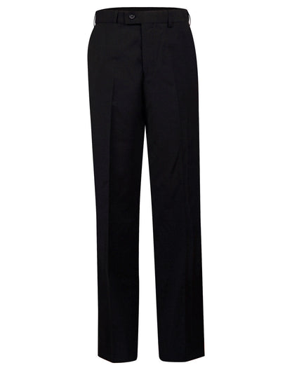 Mens Wool Blend Stretch Flexi Waist Pants - M9310