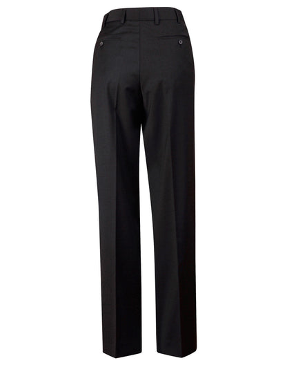 Mens Wool Blend Stretch Flexi Waist Pants - M9310