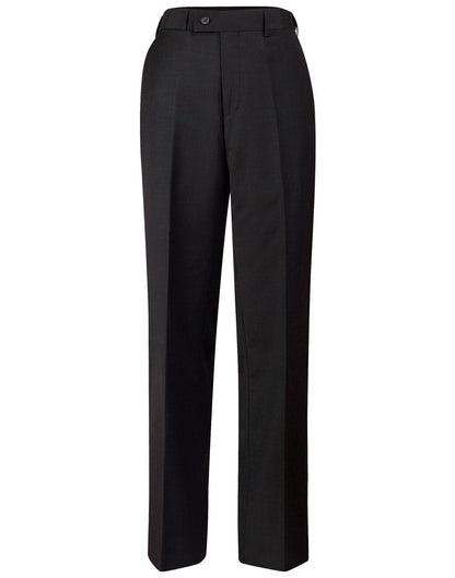 Mens Wool Blend Stretch Flexi Waist Pants - M9310