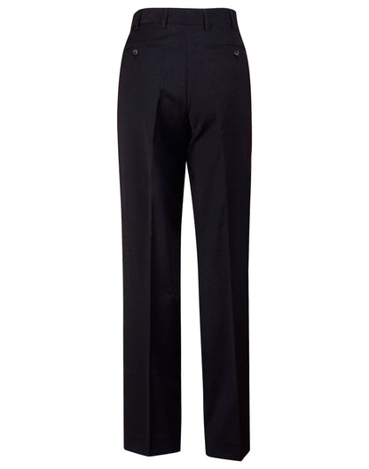 Mens Wool Blend Stretch Flexi Waist Pants - M9310