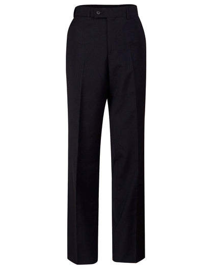 Mens Wool Blend Stretch Flexi Waist Pants - M9310