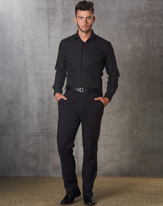 Mens Poly Viscose Stretch Pants - M9340