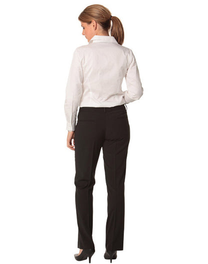 Ladies Wool Blend Stretch Slim Leg Flexi Waist Pants - M9400