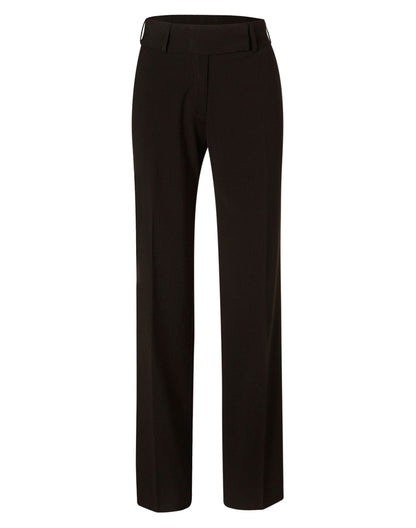 Ladies Poly Viscose Stretch Stripe Low Rise Pants - M9430
