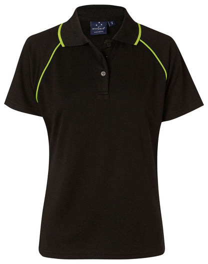 Ladies Cooldry Raglan Short Sleeve Contrast - PS19 (8 Colours)