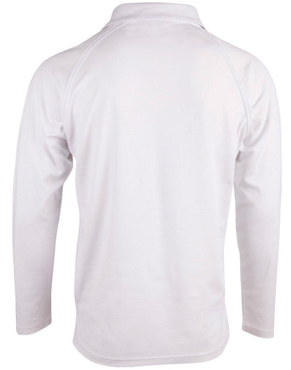Men's Long Sleeve TrueDry Cricket Polo - PS29L