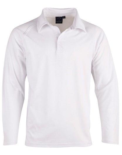 Men's Long Sleeve TrueDry Cricket Polo - PS29L