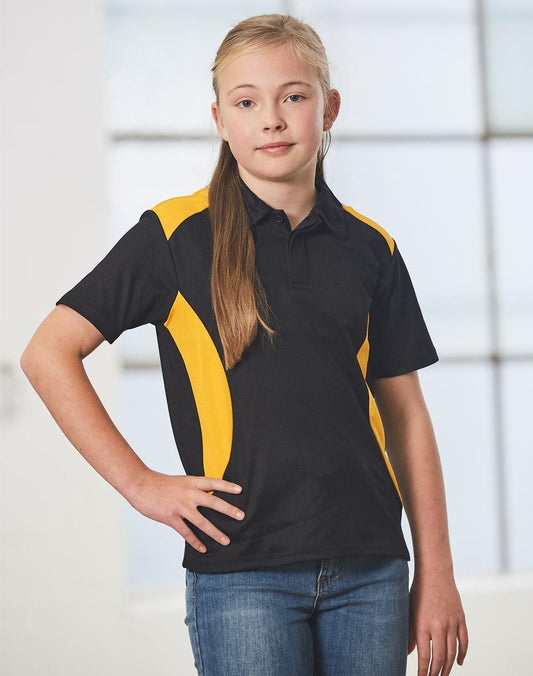 Children's TrueDry Contrast Short Sleeve Polo - PS31K (8 Colours)