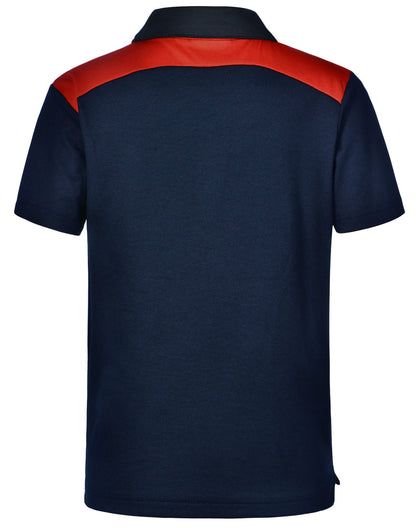 Children's TrueDry Contrast Short Sleeve Polo - PS31K (6 Colours)
