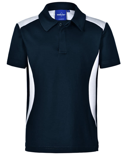 Children's TrueDry Contrast Short Sleeve Polo - PS31K (8 Colours)