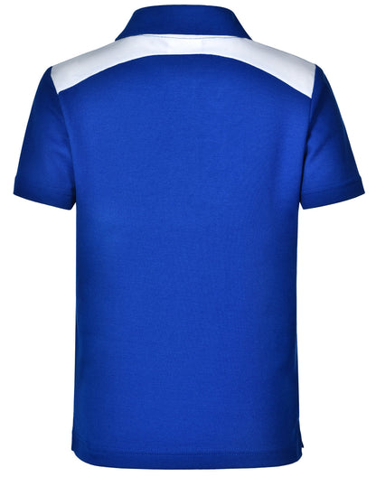 Children's TrueDry Contrast Short Sleeve Polo - PS31K (8 Colours)