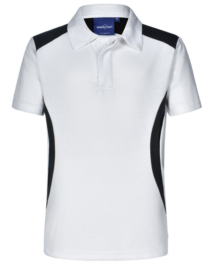 Children's TrueDry Contrast Short Sleeve Polo - PS31K (8 Colours)