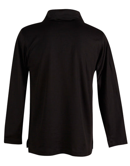 Men's Cotton Back TrueDry Long Sleeve Polo - PS35