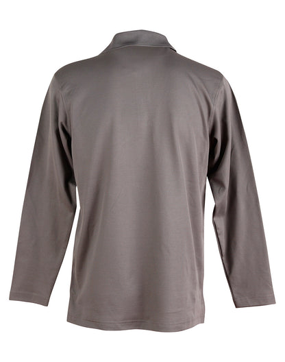 Men's Cotton Back TrueDry Long Sleeve Polo - PS35