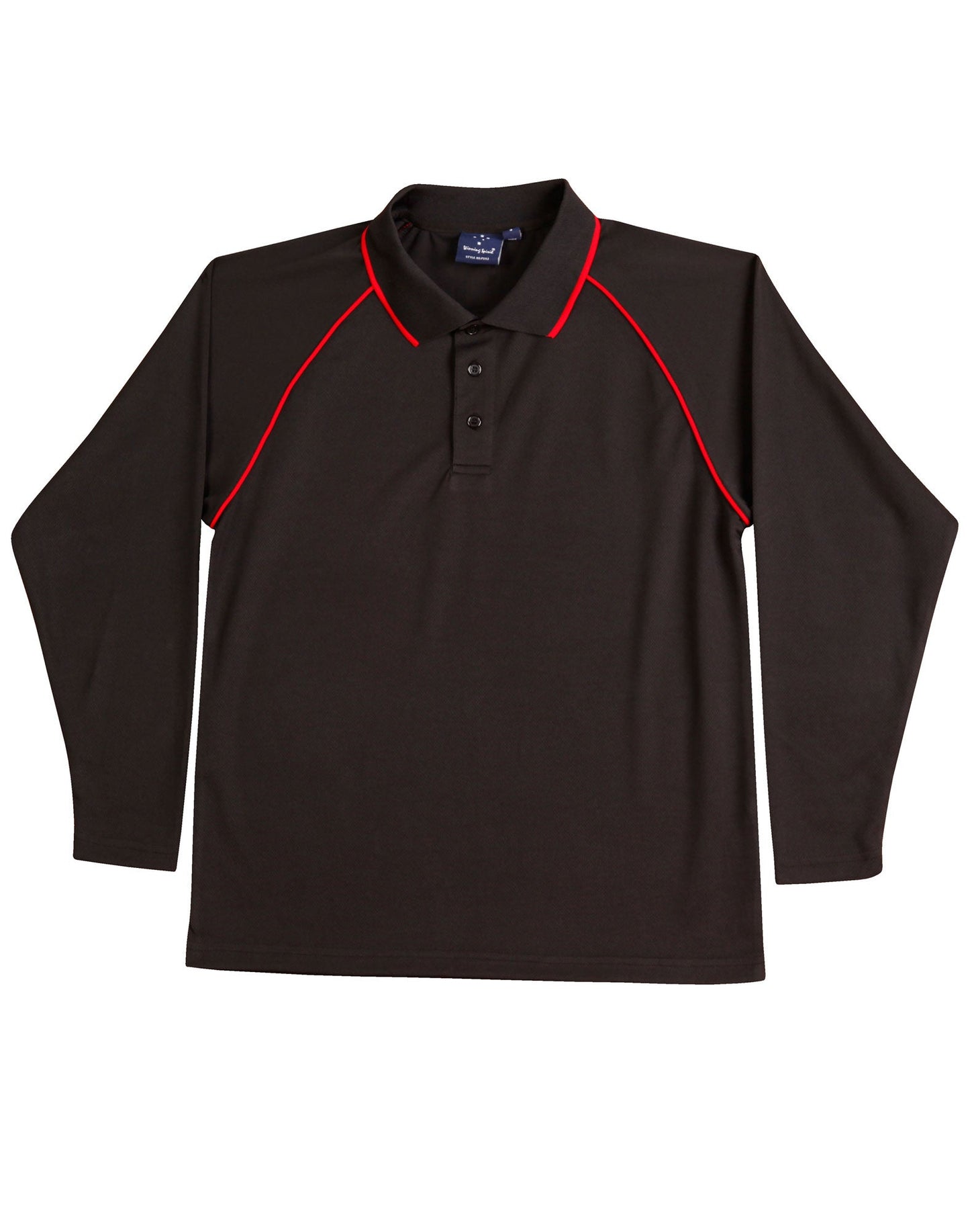 Kids Cooldry Long Sleeve Contrast Polo - PS43K