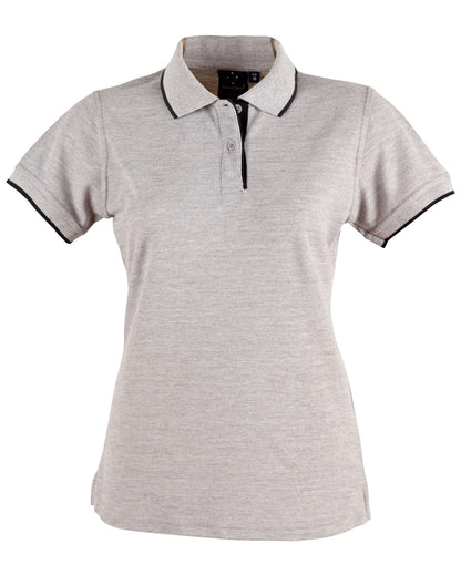 Ladies Contrast Poly/Cotton Short Sleeve Polo - PS48A