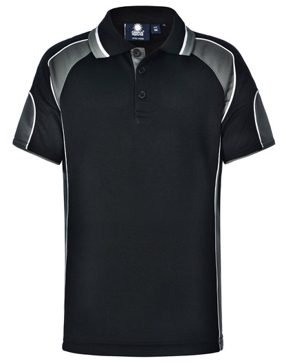 Kids Cooldry Contrast Polo Sleeve Panels - PS61K (10 colours)