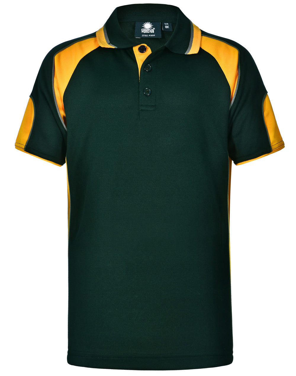 Kids Cooldry Contrast Polo Sleeve Panels - PS61K (10 colours)