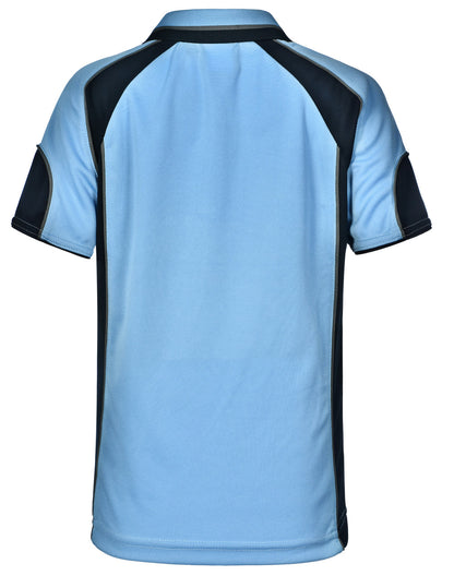 Kids Cooldry Contrast Polo Sleeve Panels - PS61K (8 colours)